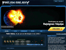 Tablet Screenshot of fallengalaxy.com