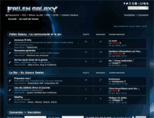 Tablet Screenshot of forum.fallengalaxy.com